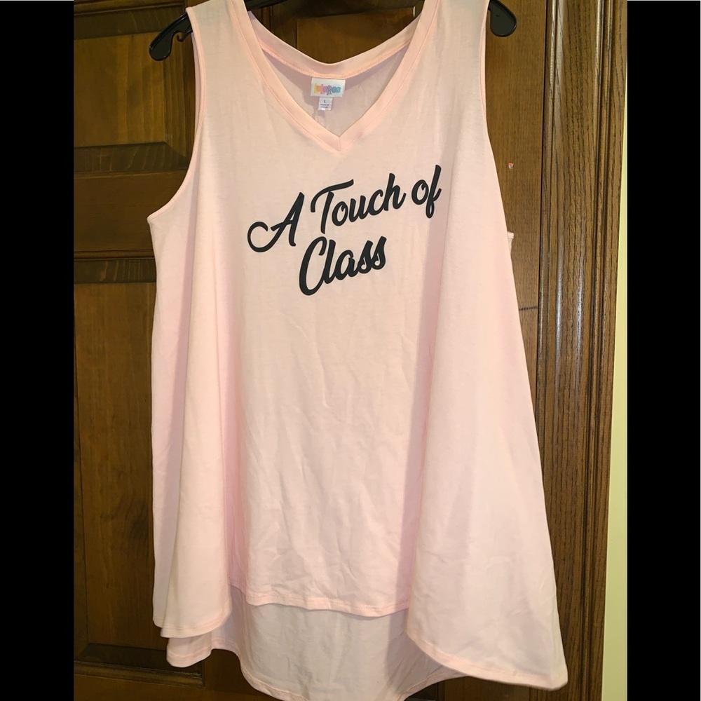 🆕 A Touch of Class Pink V-Neck Tank